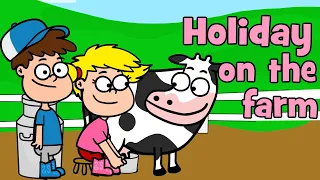 Holiday Farm kids song - children's farm animal song | Hooray Kids Songs - farm holiday song