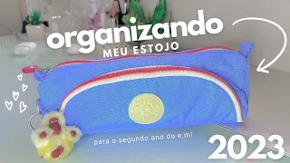 organizando meu ESTOJO 2023!