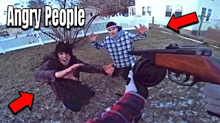 Angry People Vs Dirt Bike