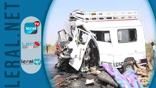 Collision entre un "Ndiaga ndiaye" et un camion fait 19 morts et des blessés à hauteur de Sakal