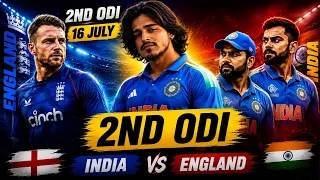🔴 LIVE: India 🇮🇳 vs England 🏴 | 2nd ODI Live Score & Commentary | IND vs ENG Live Match Today