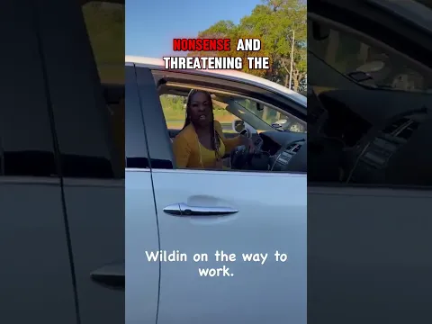 Road rager lady punches window! #policechase #police #policepursuit #roadrage #carcrash