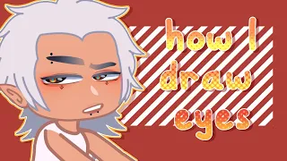 a really quick tutorial on eyes ;_;