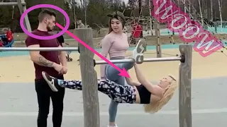 Show off your skills in public - Calisthenics Girls