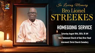 Homegoing Service for the late Lionel 'Rudolph' Streekes - August 10, 2024 // 10 A.M.