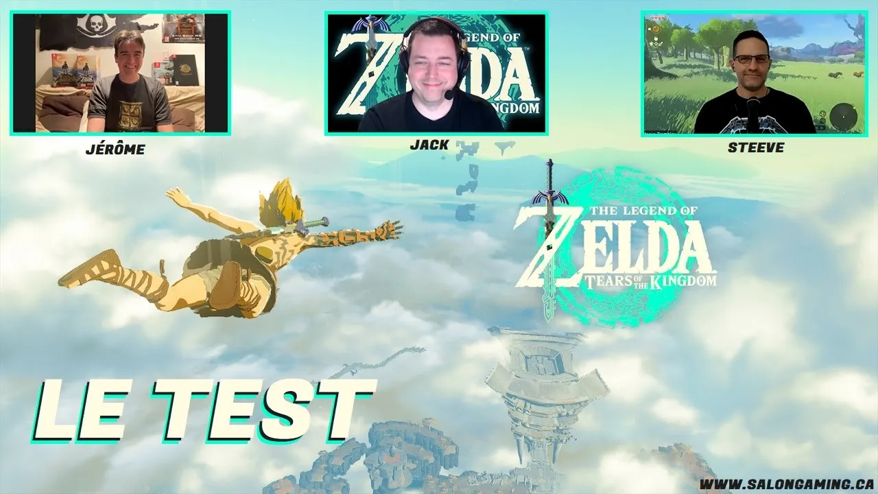 Vido-Test de The Legend of Zelda Tears of the Kingdom par Salon de Gaming de Monsieur Smith