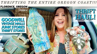 A THRIFT DAY TO REMEMBER! | Goodwill Haul | Thrift Haul | Thrift For Resale | HWY 101 Tour Ep: 4
