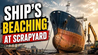 Ship's Beaching at Scrapyard.