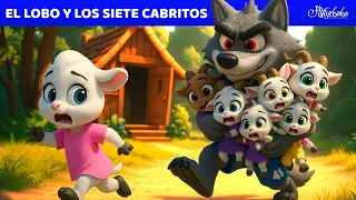 El Lobo Feroz y los Siete Cabritos 3D 4K 🐺🎉 Cuentos infantiles para dormir en Español