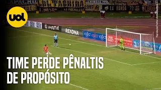 TIME SE REVOLTA COM GOL ANULADO E ERRA PÊNALTIS DE PROPÓSITO NA VENEZUELA