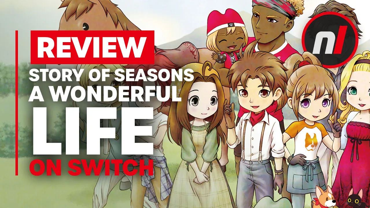 Vido-Test de Story of Seasons A Wonderful Life par Nintendo Life