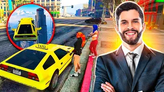 VIREI TAXISTA NO CARRO QUE VOA DO GTA RP!!