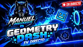 🔥 ¡JUGANDO GEOMETRY DASH EN DIRECTO! 😱💀 ¿PODRÉ SUPERAR LOS NIVELES MÁS DIFÍCILES? 🎮⚡