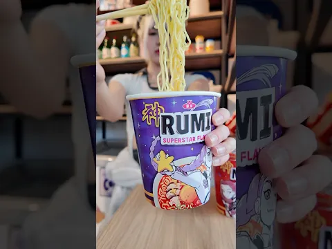 El Ramen de Kpop Demon Hunters 😱 #kpopshorts #kpopdemonhunters #huntrix #sajaboys #rumi