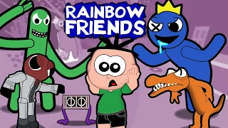 Cebolinha e Cascão em 4 Episódios Rainbow Friends com AZUL BABÃO Completo