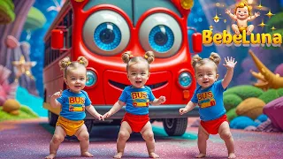 The Wheels on the Bus Are Round | Baby & Kids Songs | Baby Dance | BebeLuna