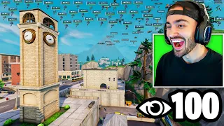 I Got 100 Players To Land TILTED TOWERS for the First Time Ever! (crazy ending)