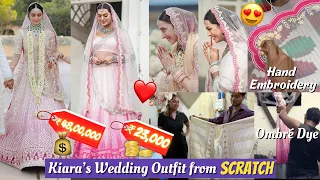 I made Kiara Advani's Bridal Outfit from SCRATCH in Rs. 23,000😍 Sarah Sarosh