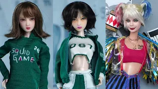 Barbie Doll Makeover Transformation ~ DIY Barbie Hairstyles Tutorial ~ Wig, Dress, Faceup and More!