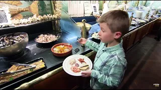 Buffets de luxe à volonté, la formule magique du week-end