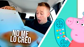 COMIENDO UNA PIZZA DE MI ÍDOLA: PEPPA PIG
