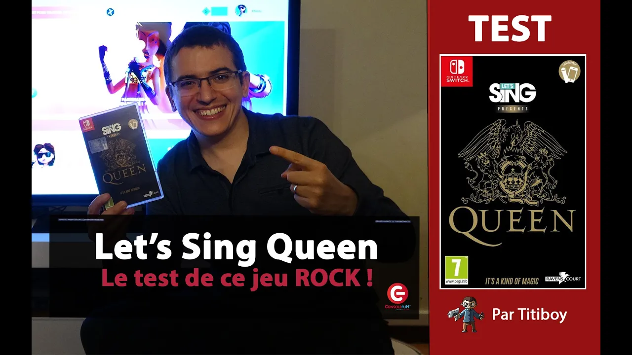 Vido-Test de Let's Sing Queen par ConsoleFun