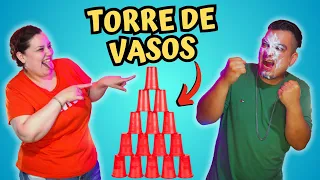 JUEGO TORRE DE VASOS | CASTIGO EXTREMO | MENTANDO MADRES