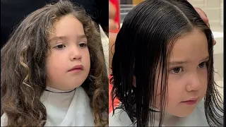 Corte de cabello MODERNO para niño😍 #cambiodelook #asombroso 