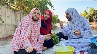 لما يروحوا الضيوف ( هي مو محسوبة ها ) 😂!!