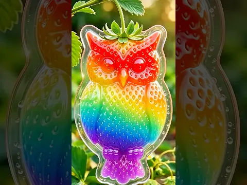 How to grow OWL SHAPED strawberries! 🦉✨ #comedy #funny