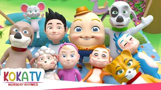 Ten in the Bed | Numbers Song | Learn Numbers 1 to 10 | Animals Koka TV Nursery Rhymes #teninthebed