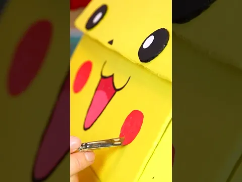 DIY Pokémon Backpack - Cardboard Pikachu!