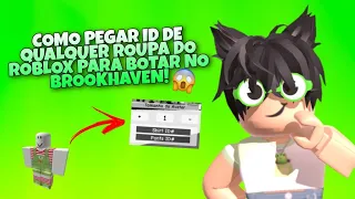 Como pegar ID de todas as camisas do Roblox para usar no brookhaven! 😱