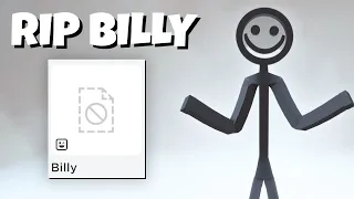 BILLY GOT REMOVED FROM ROBLOX😭😭😭