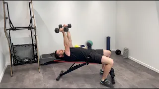 Image Barre au front avec haltères