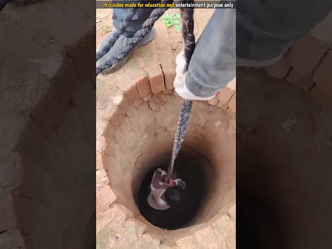 Why did this grandfather throw his grandson inside the well ? #shortvideo