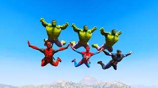 Spider Hulk, Deadpool Hulk & Cap Hulk Join Forces! Villains Beware!