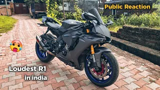 i Took My Yamaha R1 in Local Indian Market 🥵 🔥