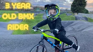 3 year old BMX rider - From balance bike to race bike