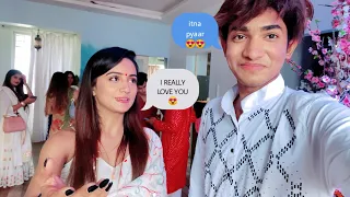 WHY NISHA LOVE ME 🥺 ? | GANPATI DARSHAN AT NISHA GURAGAIN'S HOUSE | GTRVLOGS