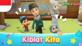 Kiblat Kita | Lagu Anak Islami | Omar & Hana Subtitle Bahasa Indonesia