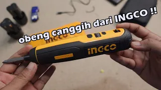 review obeng elektrik tanpa kabel - INGCO CSDLI0403 CORDLESS SCREWDRIVER 4V