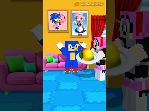 SONIC LE DA UN LINDO REGALO A AMY ROSE 🥰 #sonic #amyrose #shorts  #roblox