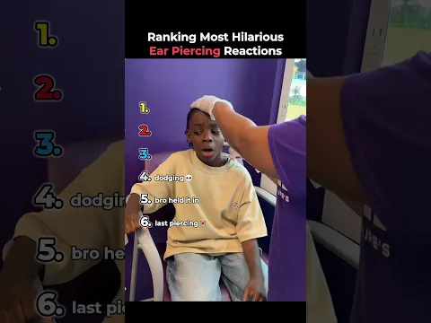 Ranking Most Hilarious Ear Piercing Reactions