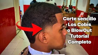 Los Cobis O “BLOWOUT” este es el corte dé/LEBRON/ tutorial para principiantes De BARBERÍA 😱