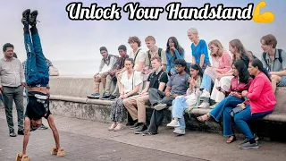 Unlock Your Handstand In Few Easy Steps💪 [Complete Tutorial In Hindi]#calisthenics #streetworkout