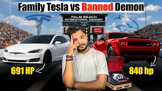 Dodge Built a Banned 840HP Demon to Beat Tesla
