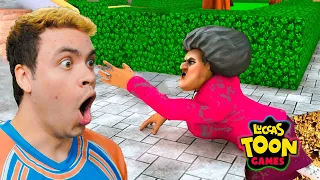 LUCCAS NETO PRECISA FUGIR DA PROFESSORA!!! (SCARY TEACHER)