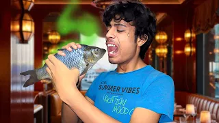I ate raw fish 🤢