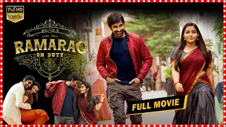 Ramarao On Duty Latest Block Buster Telugu Movie HD | Telugu Full Screen